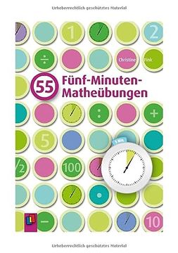 portada 55 Fünf-Minuten-Matheübungen: Für die Klassen 1-4 (en Alemán)