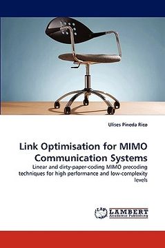 portada link optimisation for mimo communication systems (en Inglés)