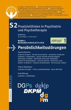 portada S2-Leitlinien für Persönlichkeitsstörungen (in German)