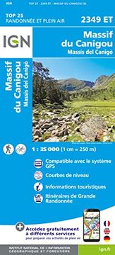 portada Massif du Conigou 1: 25 000 (in French)
