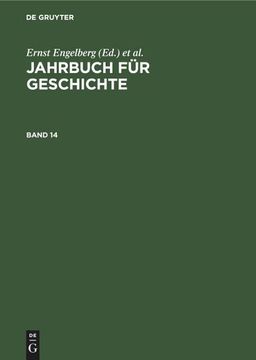 portada Jahrbuch für Geschichte. Band 14 (en Alemán)
