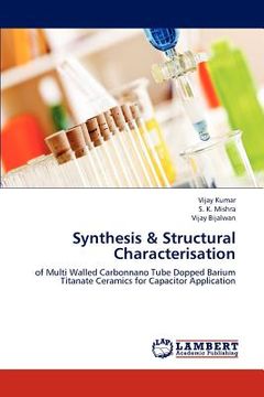 portada synthesis & structural characterisation (en Inglés)