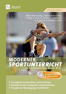portada Moderner Sportunterricht in Stundenbildern 8-10, m. Cd-Rom (en Alemán)