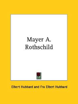 portada mayer a. rothschild (en Inglés)
