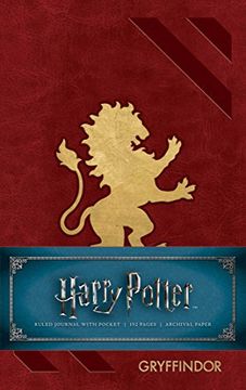 portada Harry Potter: Gryffindor Ruled Pocket Journal 
