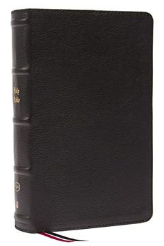 portada Kjv, Personal Size Large Print Single-Column Reference Bible, Genuine Leather, Black, red Letter, Thumb Indexed, Comfort Print: Holy Bible, King James Version (in English)