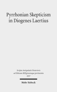portada Pyrrhonian Skepticism in Diogenes Laertius (en Inglés)
