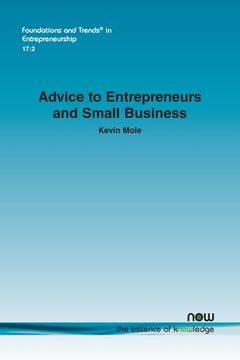 portada Advice to Entrepreneurs and Small Business