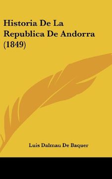 portada Historia de la Republica de Andorra (1849)