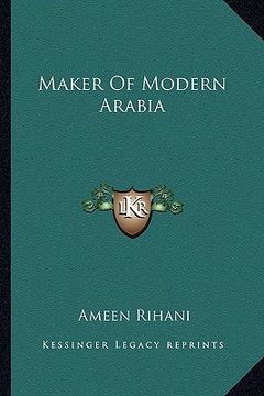 portada maker of modern arabia (en Inglés)