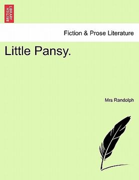 portada little pansy. (in English)
