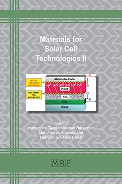 portada Materials for Solar Cell Technologies ii (103) (Materials Research Foundations) 
