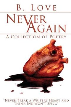 portada Never Again: A Collection of Poetry (en Inglés)
