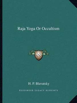 portada raja yoga or occultism