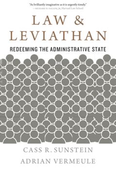 portada Law and Leviathan: Redeeming the Administrative State (en Inglés)