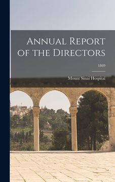 portada Annual Report of the Directors; 1869 (en Inglés)