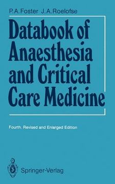 portada databook of anaesthesia and critical care medicine (en Inglés)