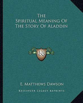portada the spiritual meaning of the story of aladdin (in English)