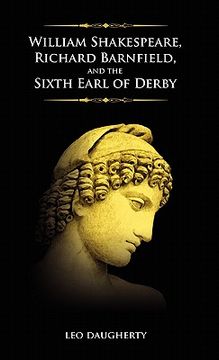 portada william shakespeare, richard barnfield, and the sixth earl of derby (en Inglés)