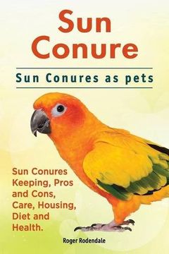 portada Sun Conure. Sun Conures as pets. Sun Conures Keeping, Pros and Cons, Care, Housing, Diet and Health.