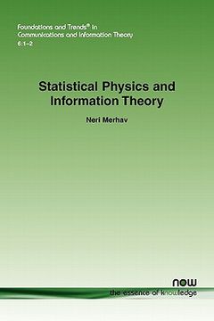 portada statistical physics and information theory (en Inglés)