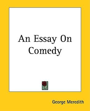 portada an essay on comedy (in English)