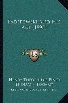 portada paderewski and his art (1895) (en Inglés)