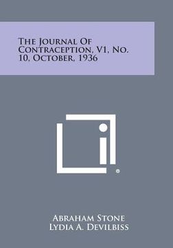 portada The Journal of Contraception, V1, No. 10, October, 1936 (en Inglés)