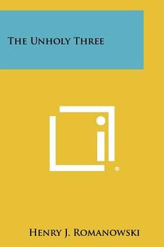 portada the unholy three (in English)
