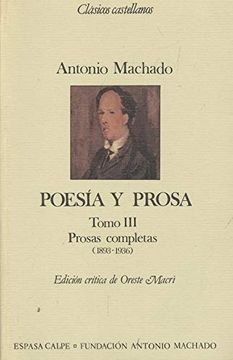 portada Prosas Completas (1893-1936)