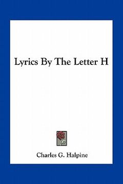 portada lyrics by the letter h (en Inglés)