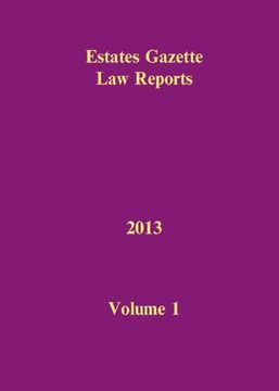 portada Eglr 2013 v1 (Estates Gazette law Reports) (en Inglés)