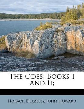portada the odes, books i and ii; (in English)