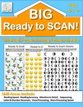 portada Ready to Scan! BIG BOOK: Beginners, Intermediate & Advanced Visual Scanning Exercises (en Inglés)