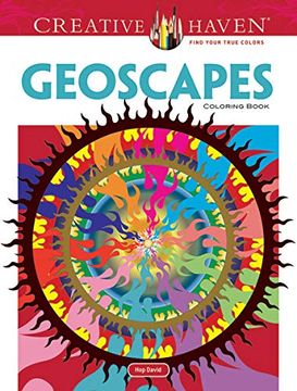 portada Creative Haven Geoscapes Coloring Book (Creative Haven Coloring Books) (en Inglés)