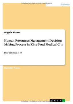 portada Human Resources Management Decision Making Process in King Saud Medical City