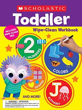 portada Scholastic Toddler Wipe-Clean Workbook (en Inglés)
