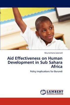 portada aid effectiveness on human development in sub sahara africa (en Inglés)