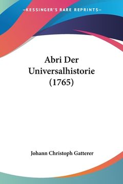portada Abri Der Universalhistorie (1765)