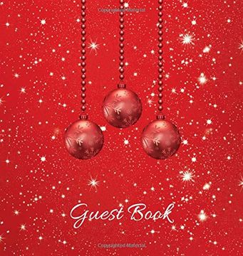 portada Christmas Party Guest Book (Hardcover), Party Guest Book, Birthday Guest Comments Book, House Guest Book, Seasonal Party Guest Book, Special Events &. Functions, Housewarmings, Special Occasions (in English)
