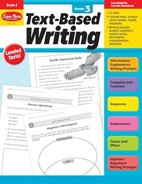 portada Text-Based Writing, Grade 3 Teacher Resource (in English)
