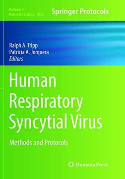portada Human Respiratory Syncytial Virus: Methods and Protocols (Methods in Molecular Biology, 1442) (en Inglés)