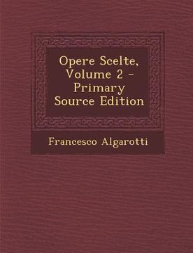 portada Opere Scelte, Volume 2 (en Italiano)
