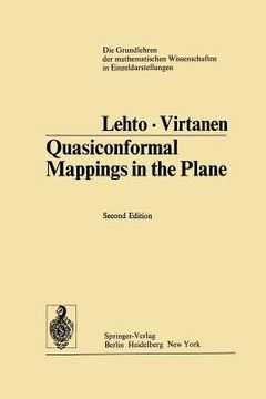 portada quasiconformal mappings in the plane (en Inglés)