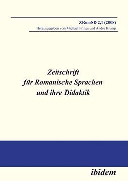 portada Zeitschrift für Romanische Sprachen und Ihre Didaktik. Heft 2. 1 (en Alemán)