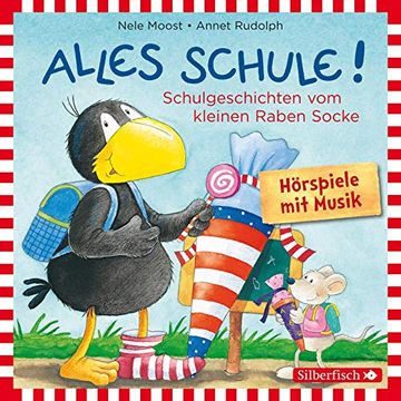 portada Alles Schule!  Und Weitere Geschichten vom Kleinen Raben Socke: 1 cd (Kleiner Rabe Socke)