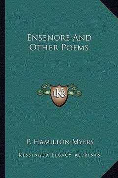 portada ensenore and other poems (en Inglés)