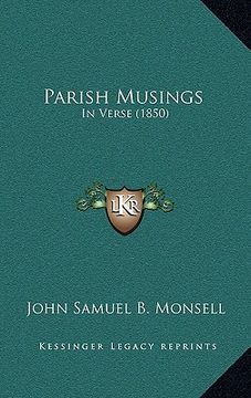 portada parish musings: in verse (1850) (en Inglés)