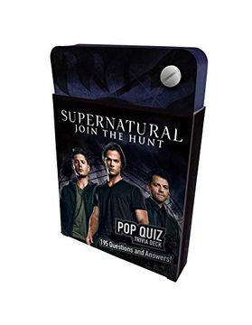 portada Supernatural pop Quiz Trivia Deck (en Inglés)