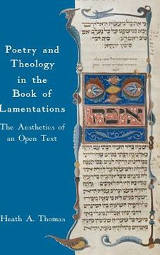 portada Poetry and Theology in the Book of Lamentations: The Aesthetics of an Open Text (en Inglés)